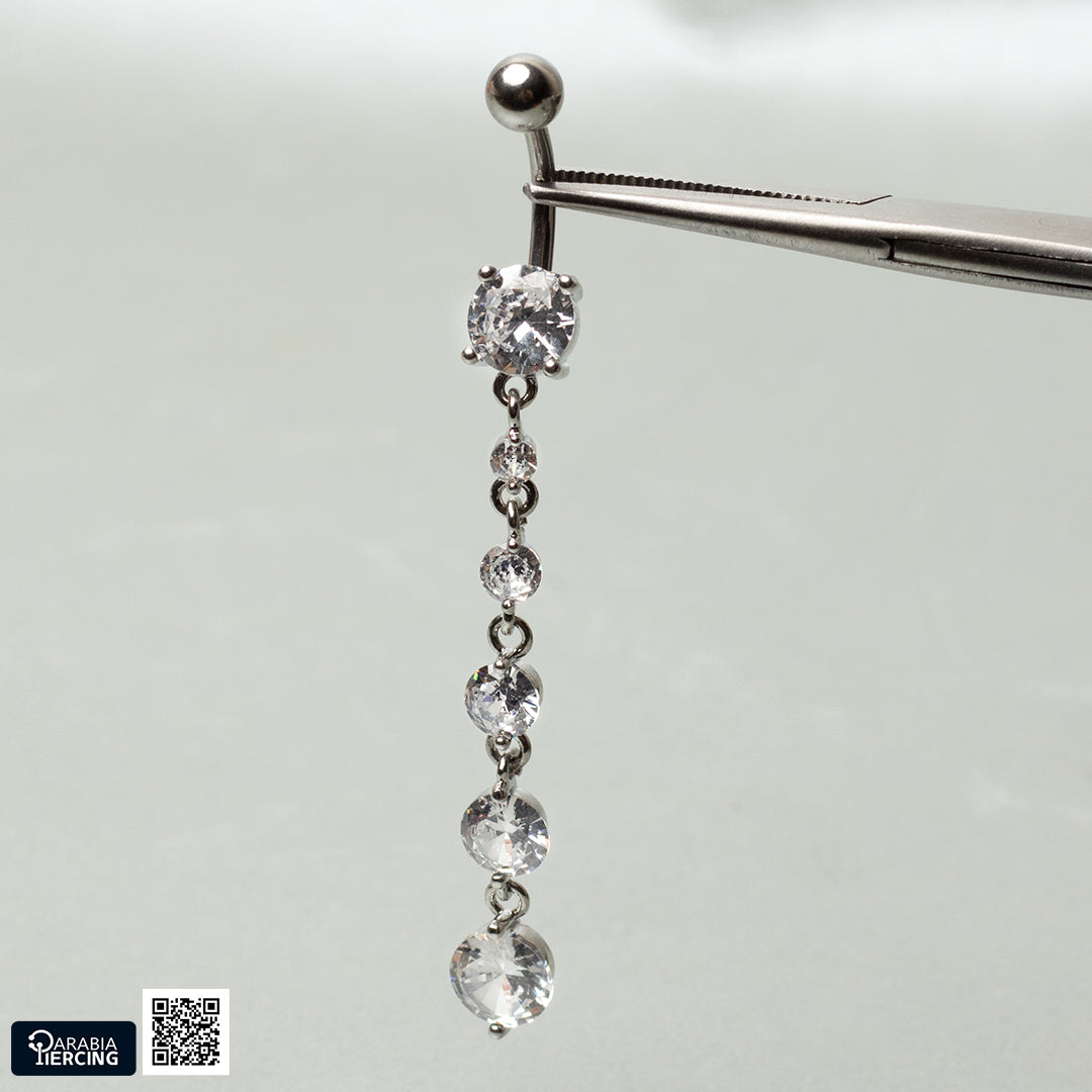 Dangling Studs Belly Ring
