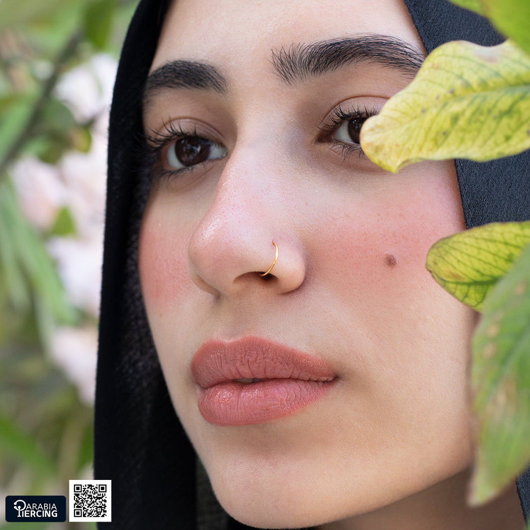 Plain Gold Nose Hoop