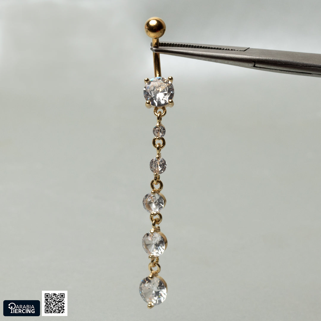 Dangling Studs Belly Ring