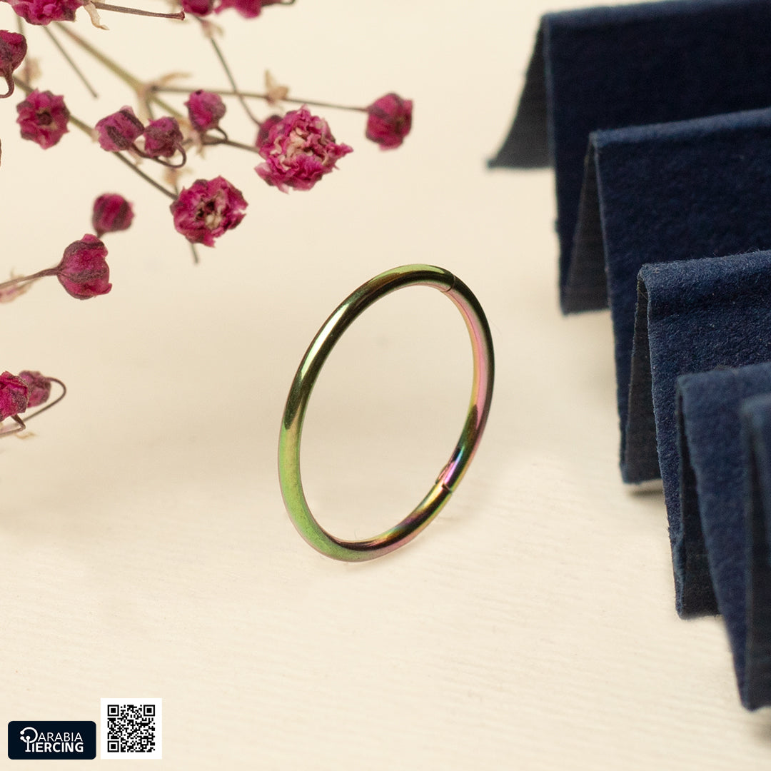 Thin Multicolor Hoop Clicker