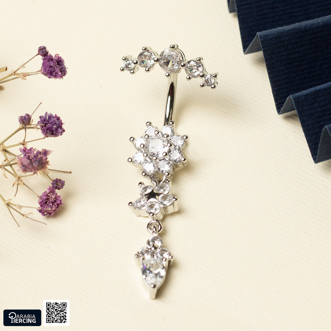 Bright Star Dangling Belly Ring
