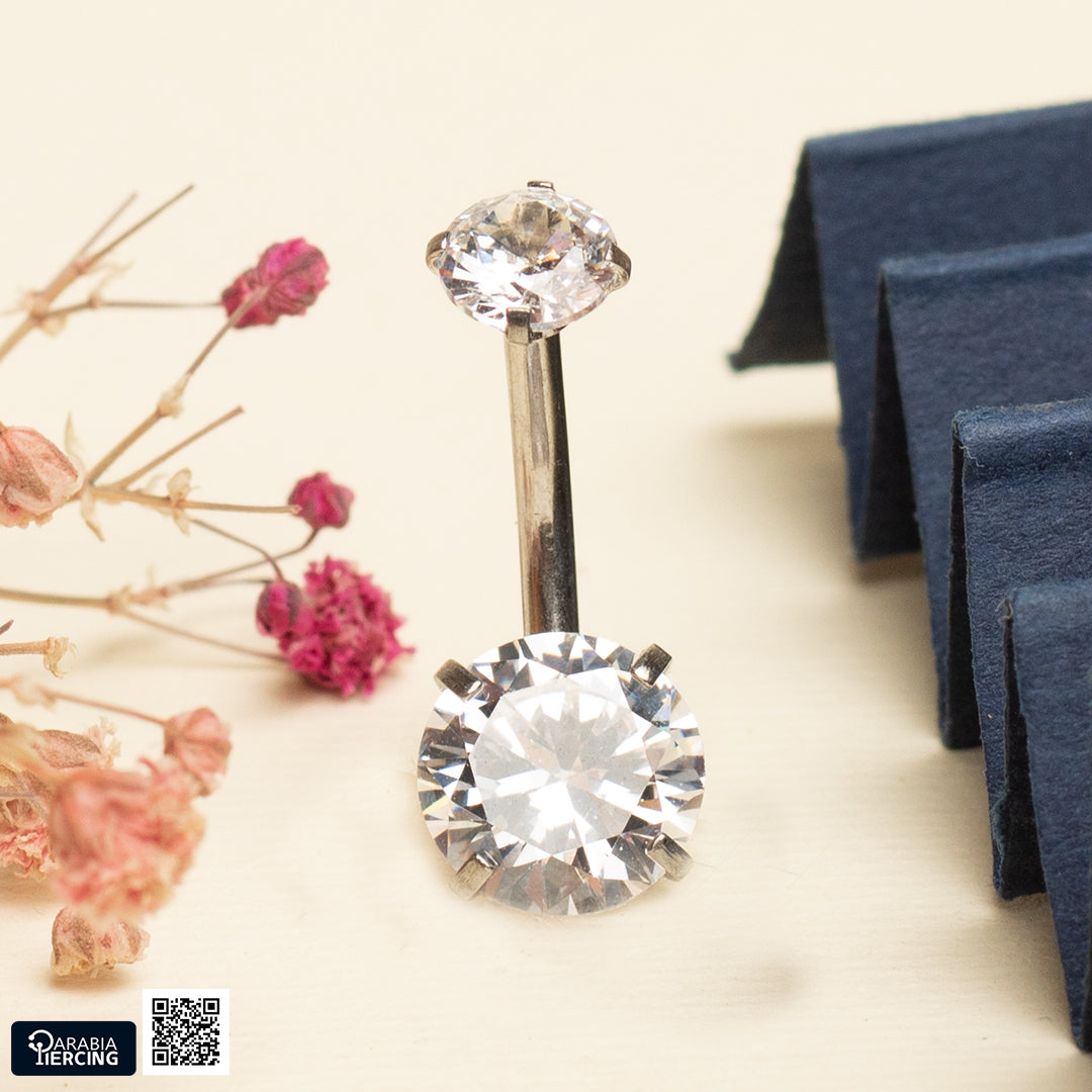 Crystal Bellybutton Ring