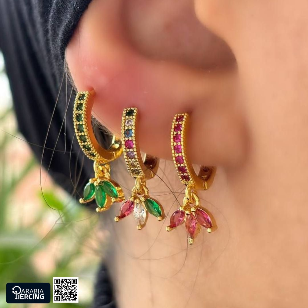 Dangling Crown Earrings
