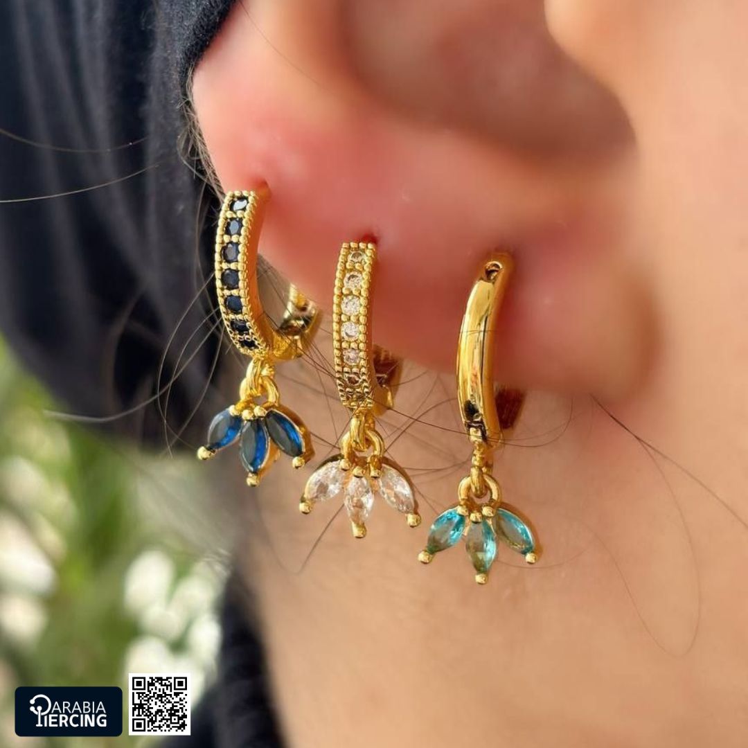 Dangling Crown Earrings