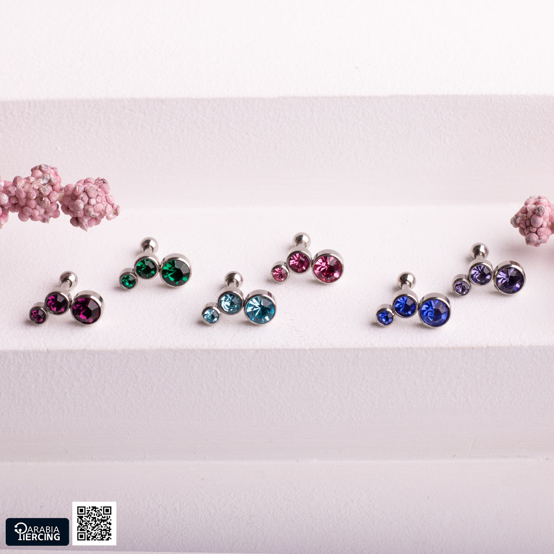 Curved 3 Dots Ball back