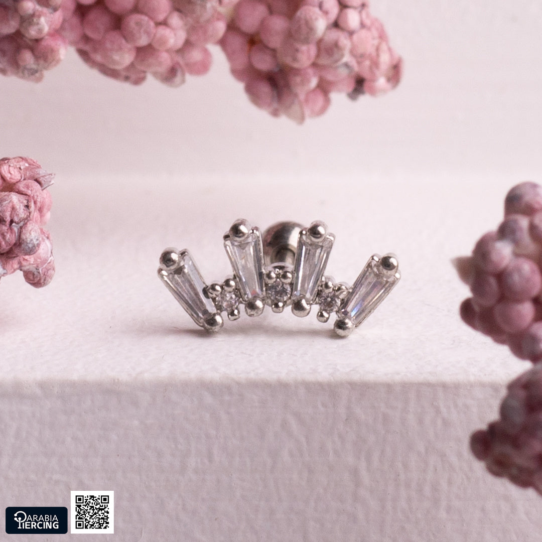 Elegant Tall Earring Ballback