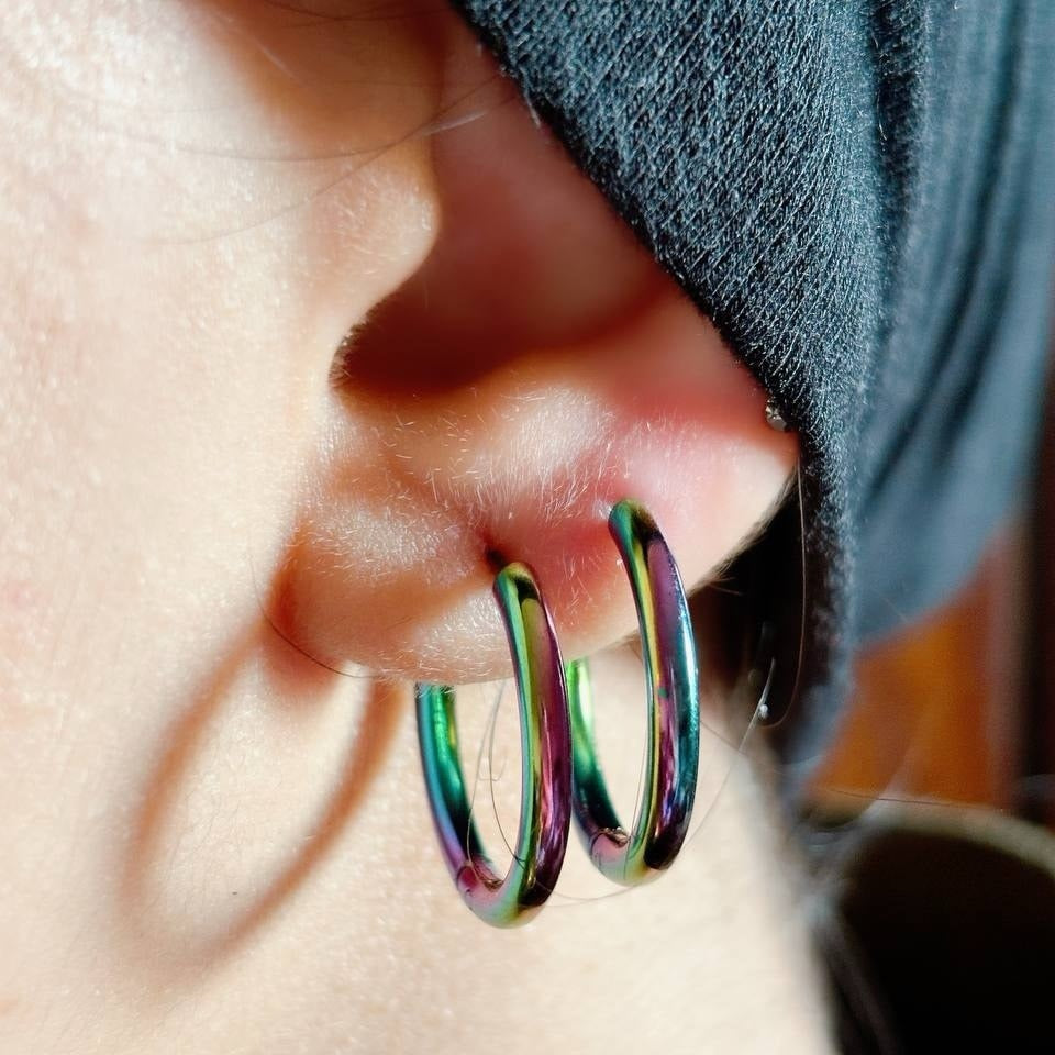 Multicolor Clicker Earring