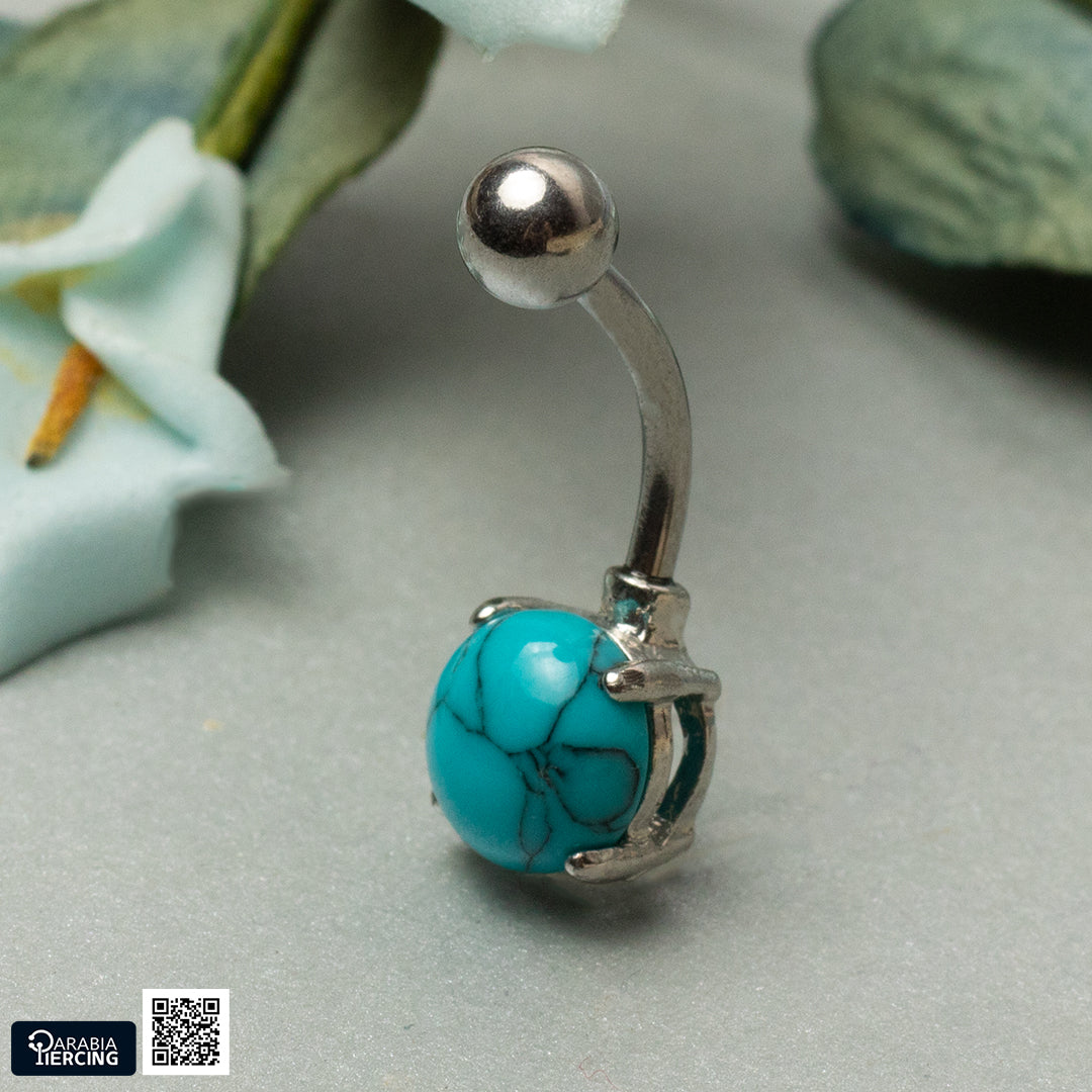 Marble Belly Piercing