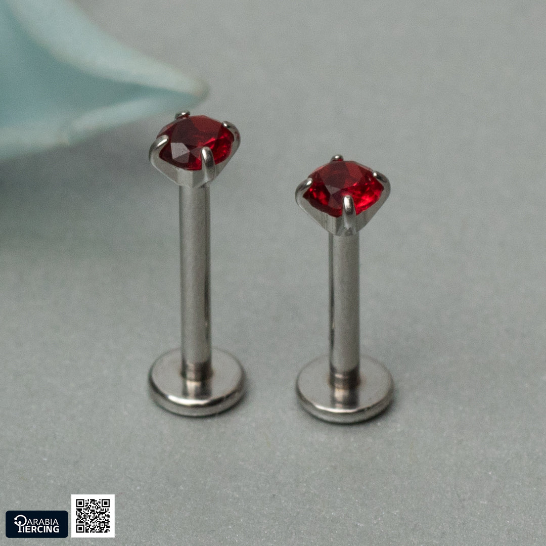 Colorful zircon Flatback