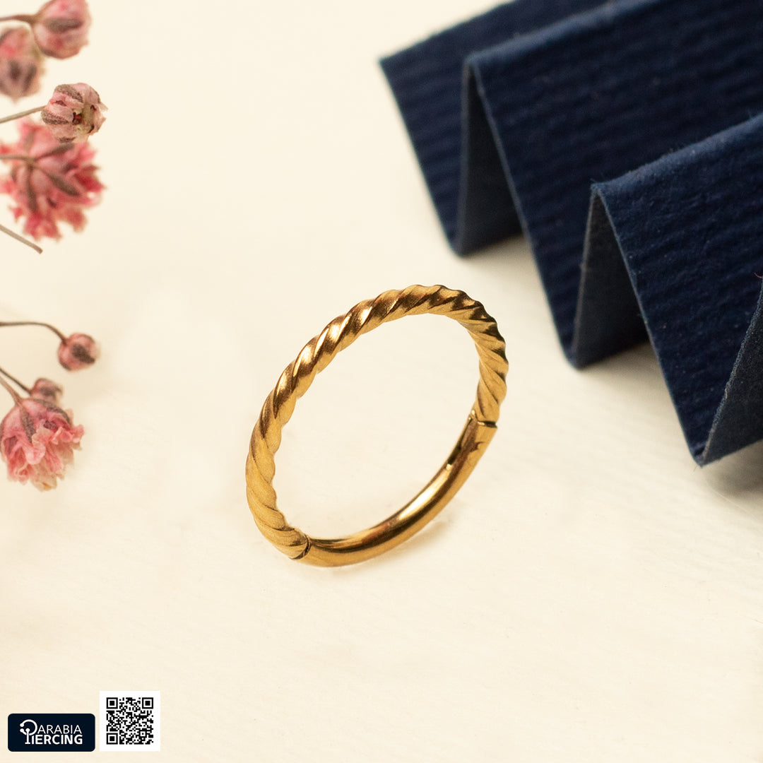 Gold Spiral Clicker