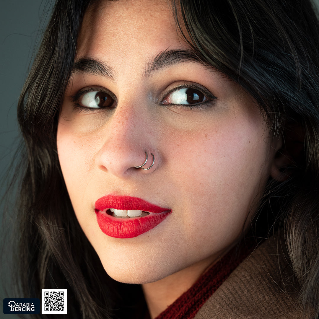 Double Hoop Nose