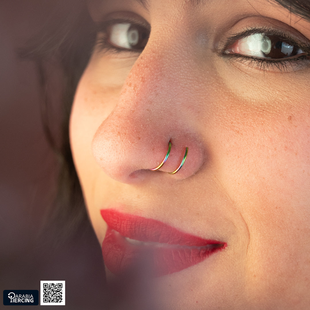 Double Hoop Nose