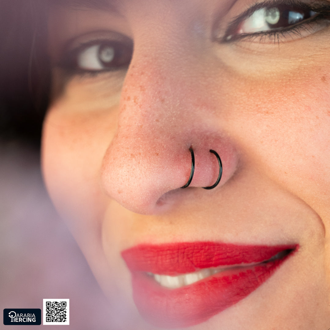 Double Hoop Nose