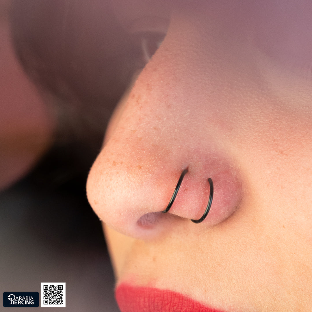 Double Hoop Nose