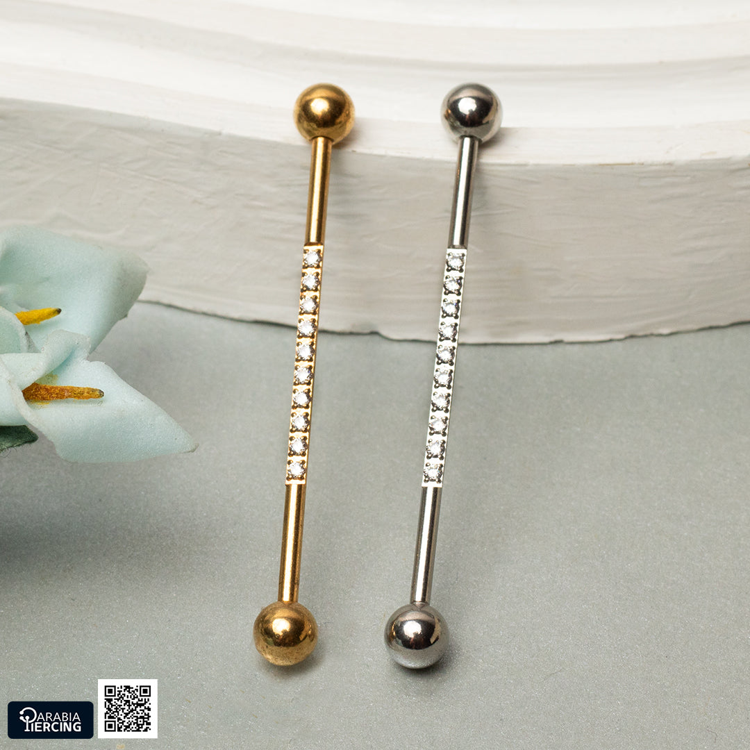 Zircon Industrial Earring