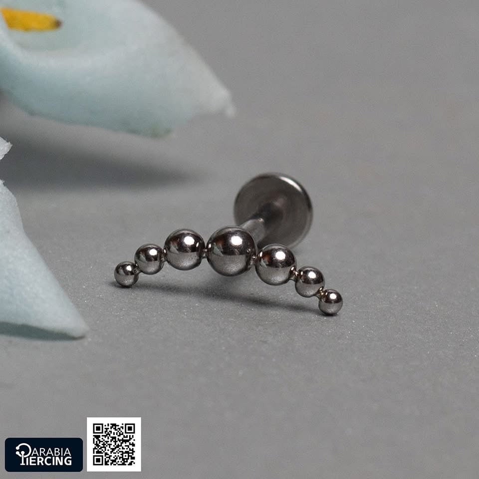 Curved Flatback Earring