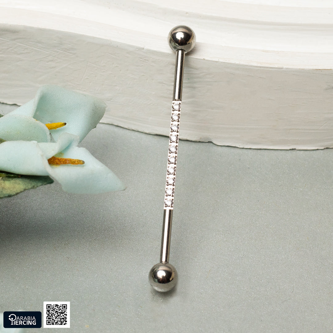 Zircon Industrial Earring