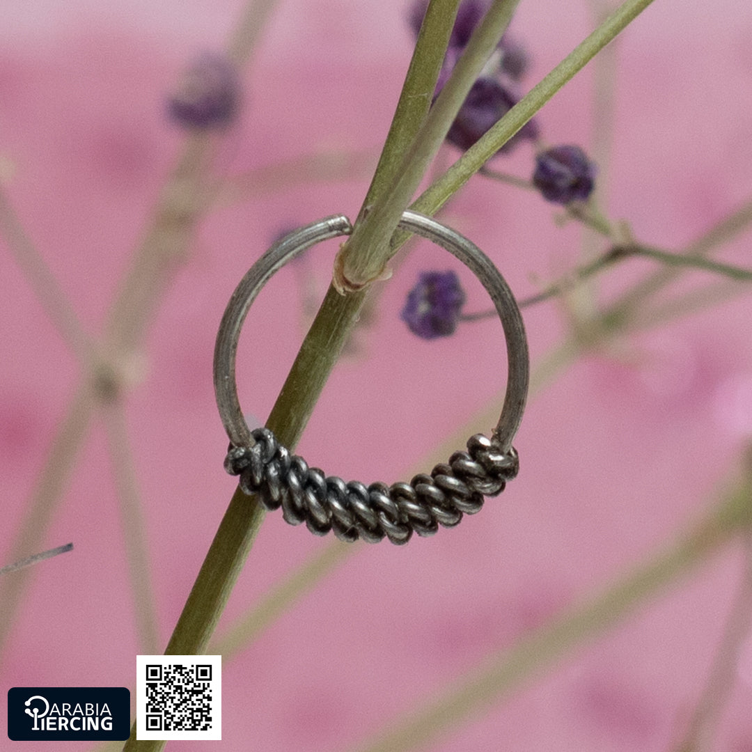 Silver Nose Hoop