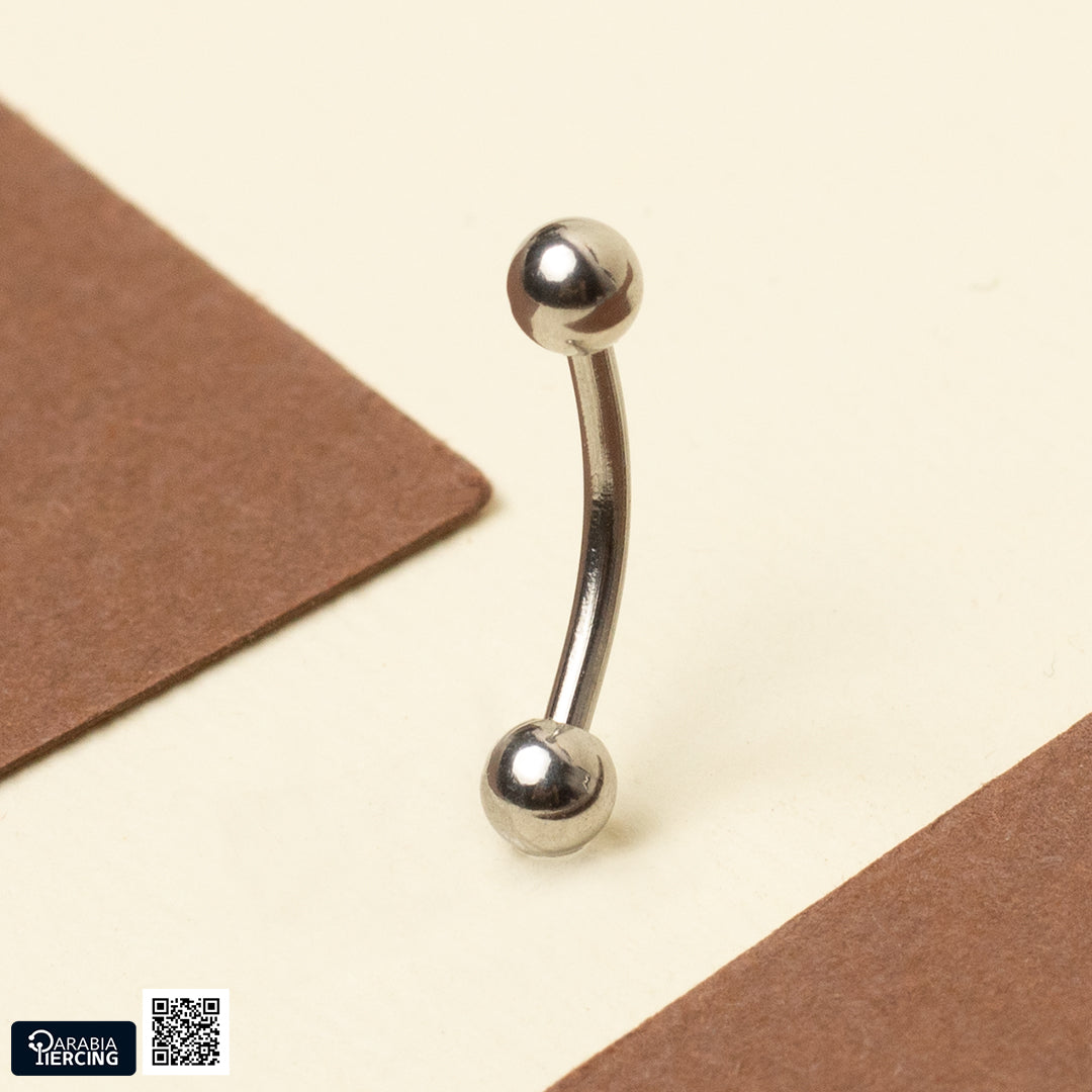 Basic Silver Banana Shape