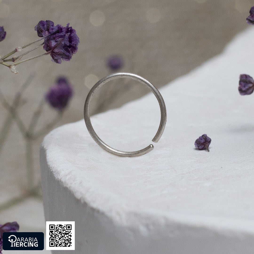 Plain Hoop Silver