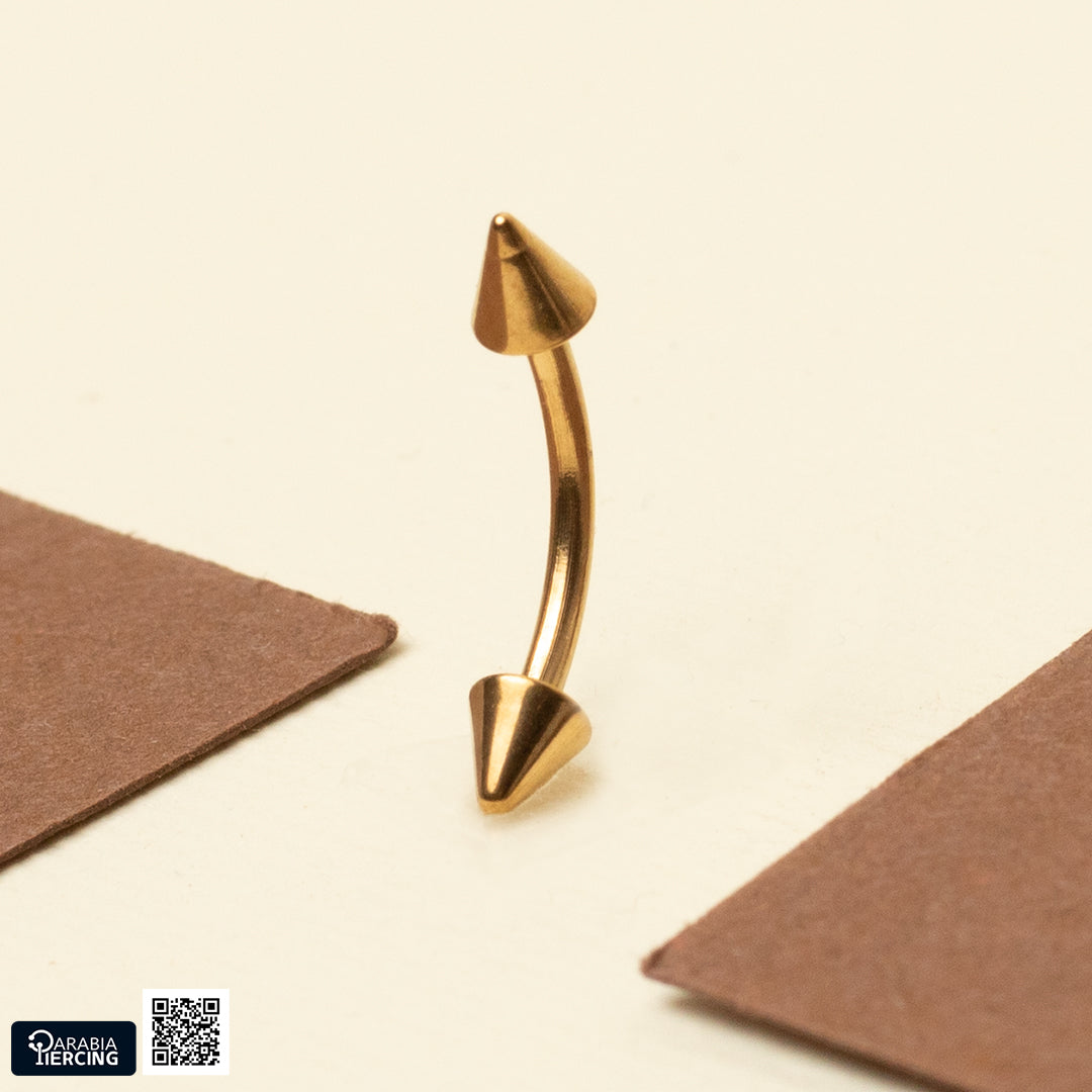 Basic Gold Banana Shape