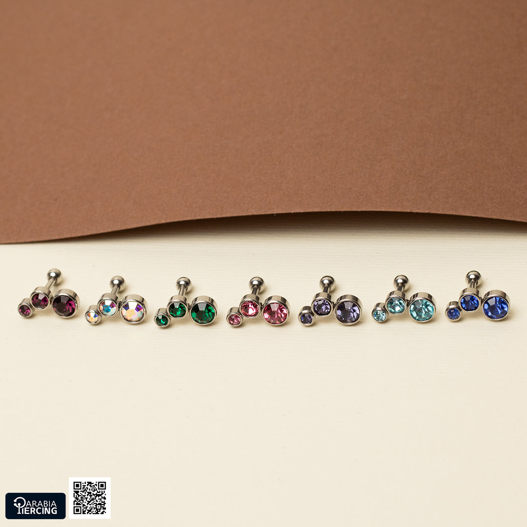 Curved 3 Dots Ball back