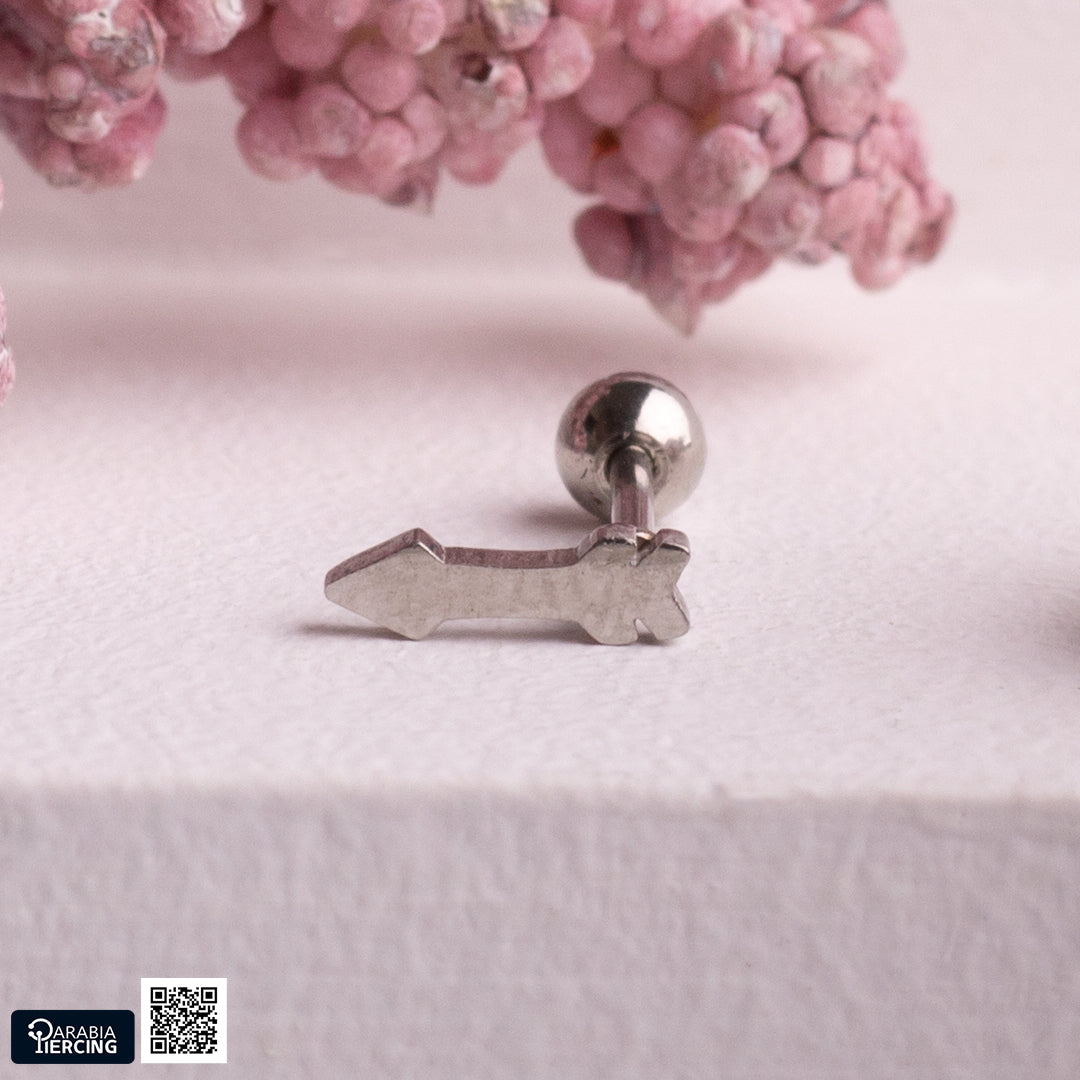 Plain Silver Ballback Earrings