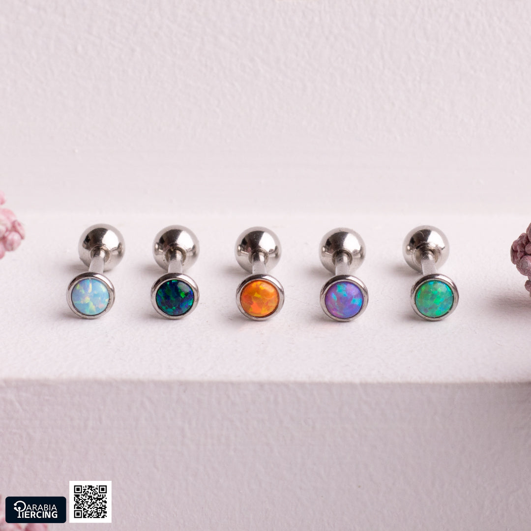 Simple Opal Studs Ballback