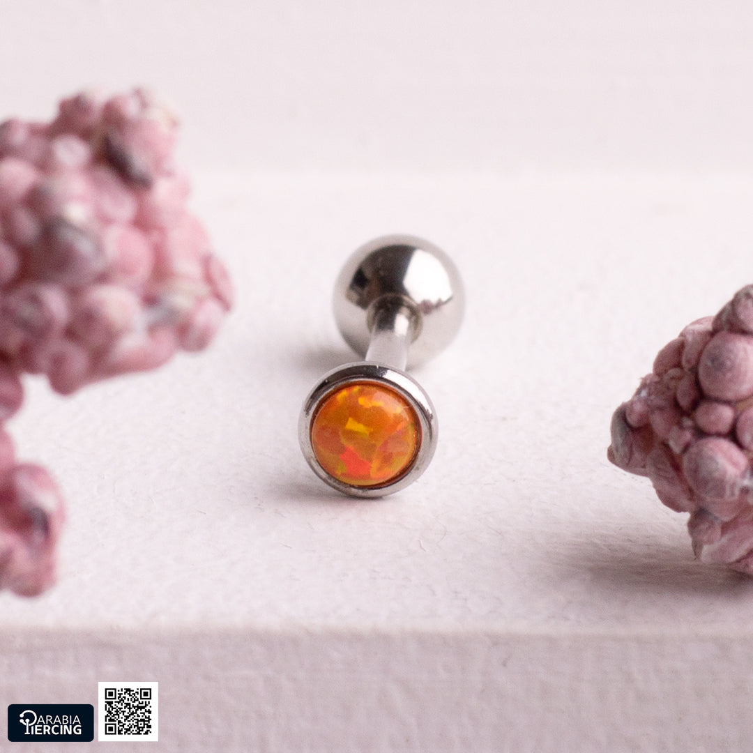 Simple Opal Studs Ballback