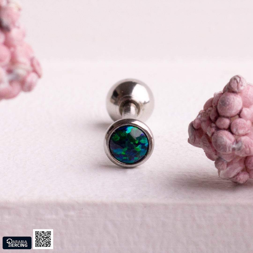 Simple Opal Studs Ballback