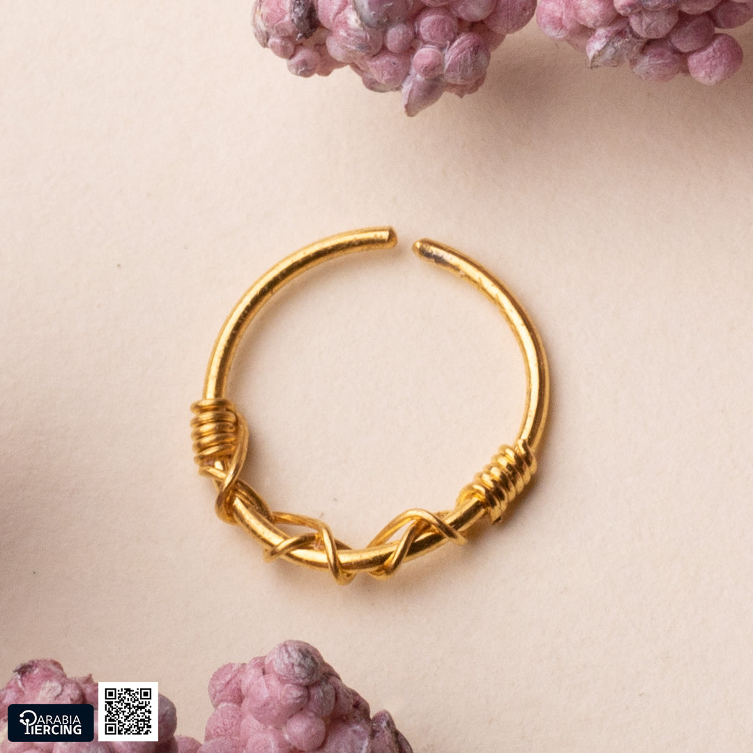 Simple Gold Nose Hoop