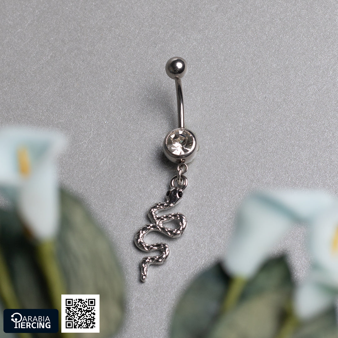 Pendant Snake Bellybutton Ring