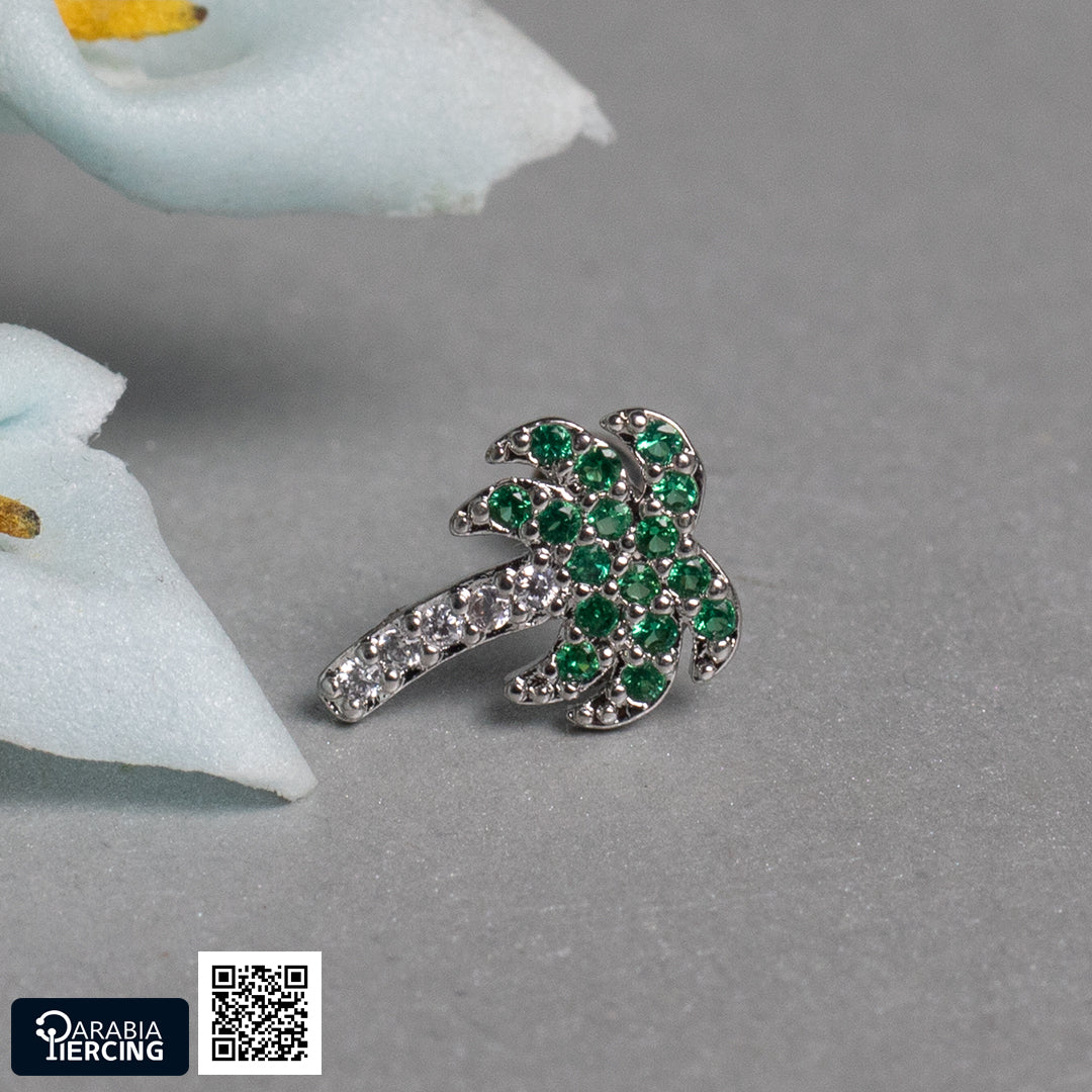 Green Earring Ballback