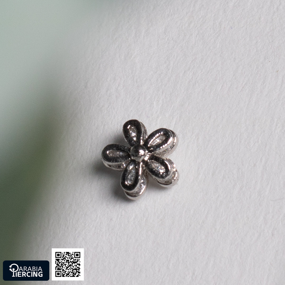 Flower Ballback Earring