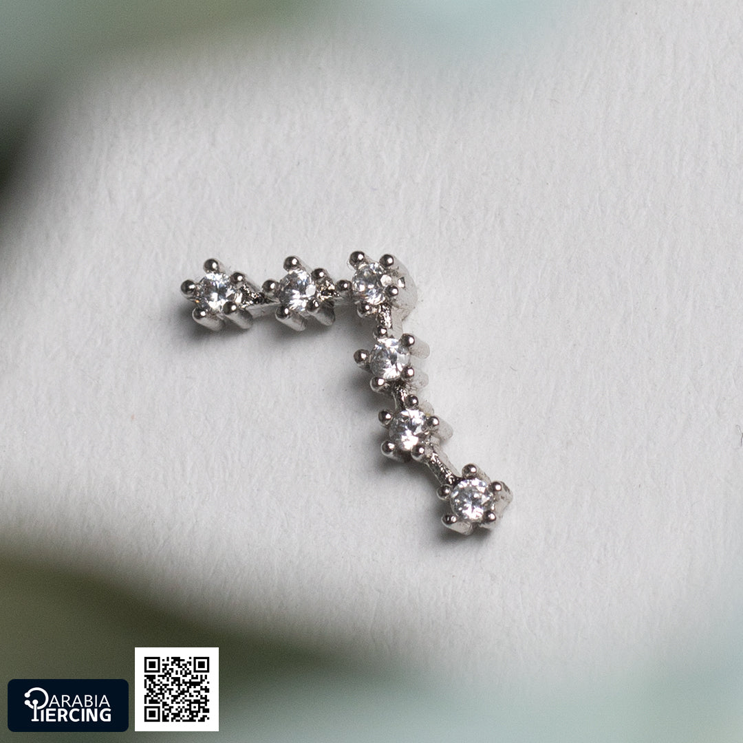 Long Galaxy Ballback Earring