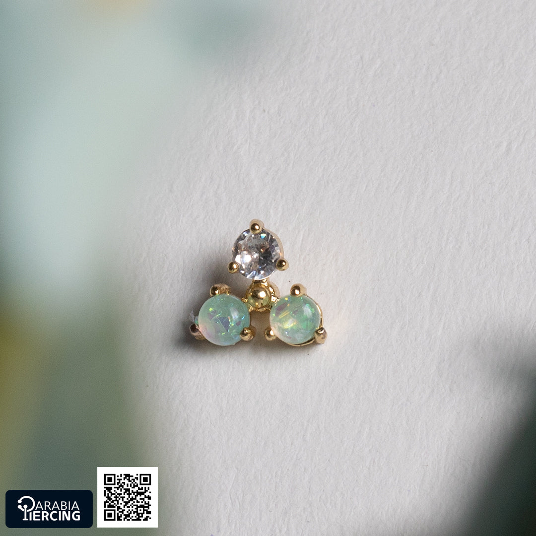 Opal Triangle Ballback