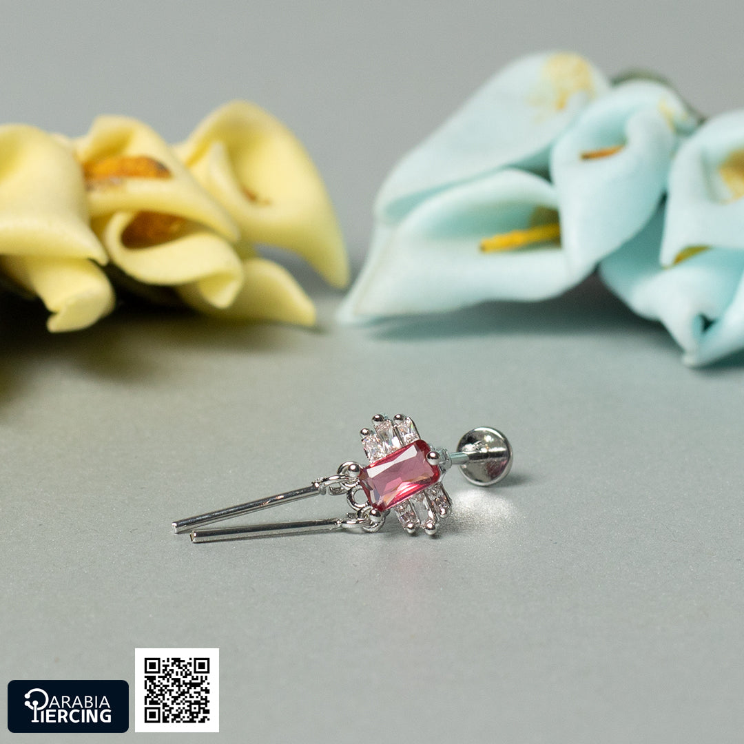 Ruby Pendant Flatback