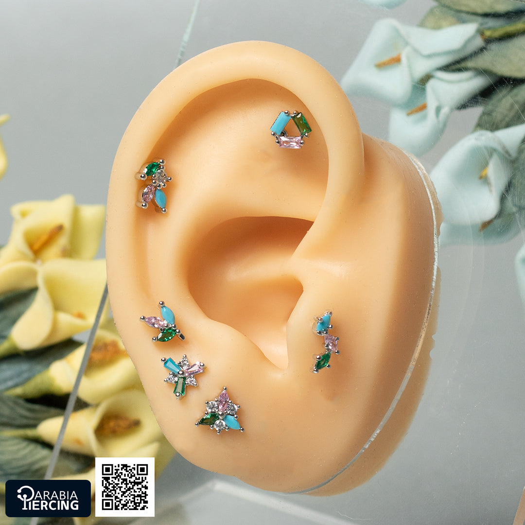 Colorful Triangle Flatback