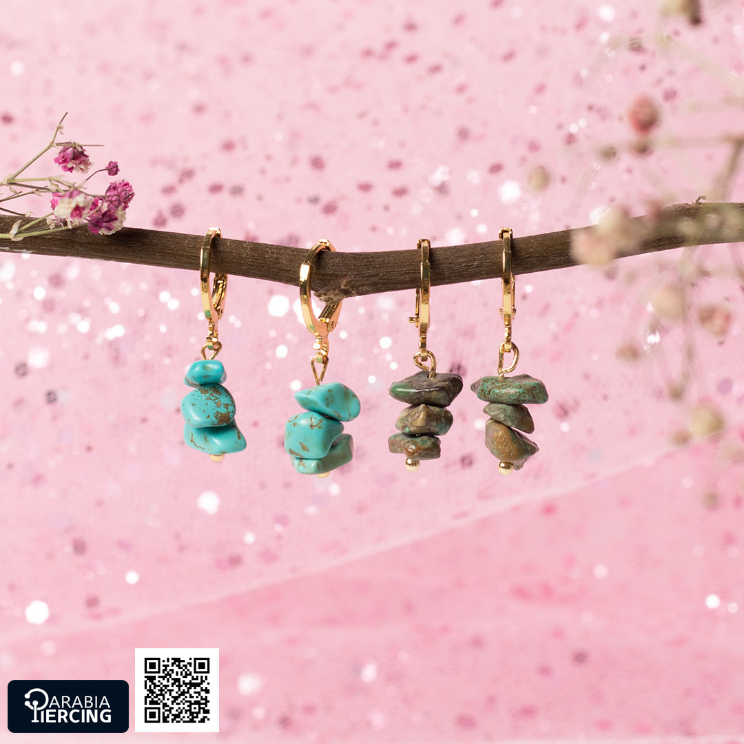 Dangling Stone Earrings