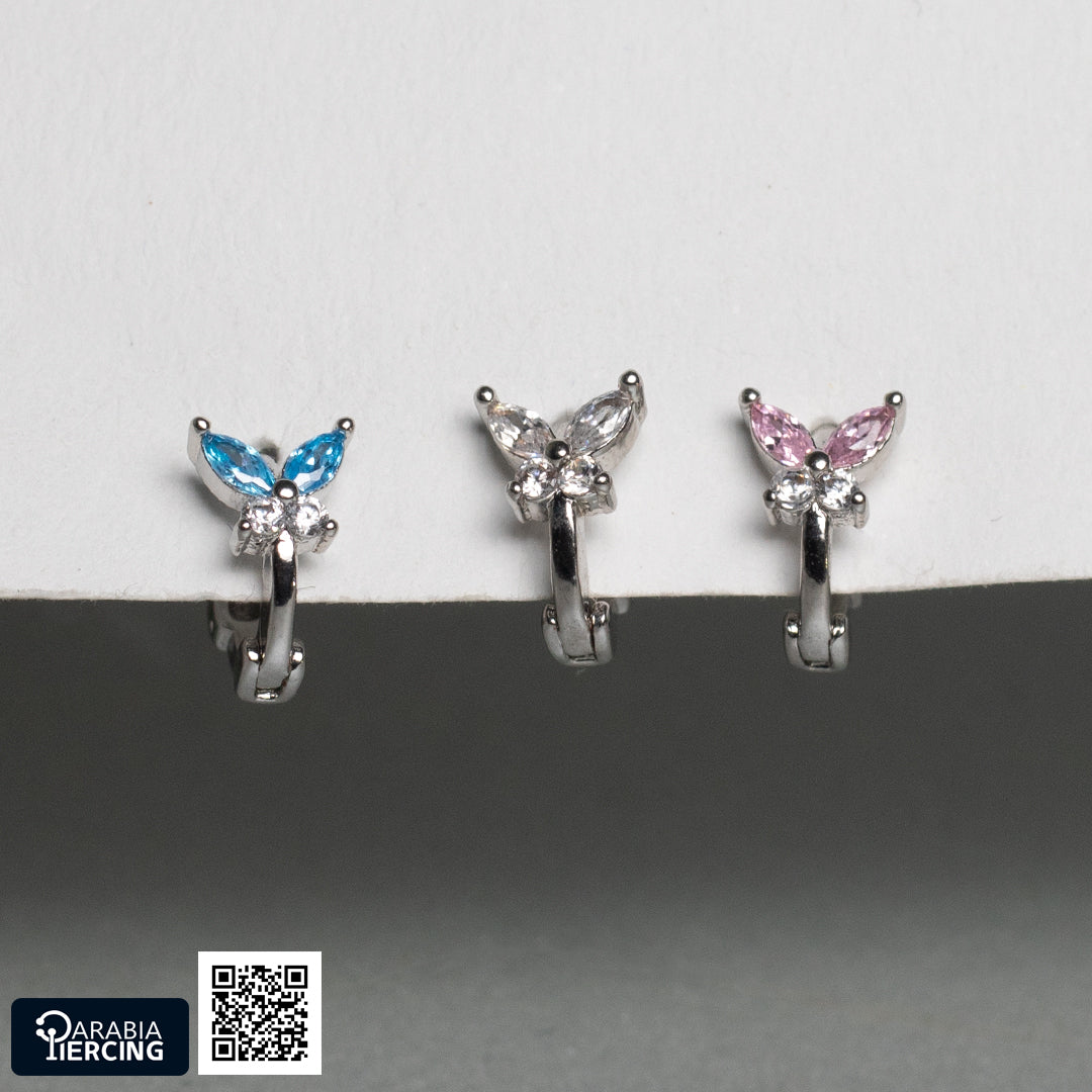 Silver Butterfly Clicker