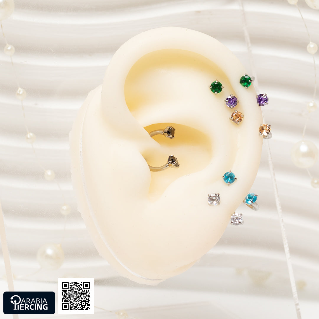 Colorful Zircon Horseshoe