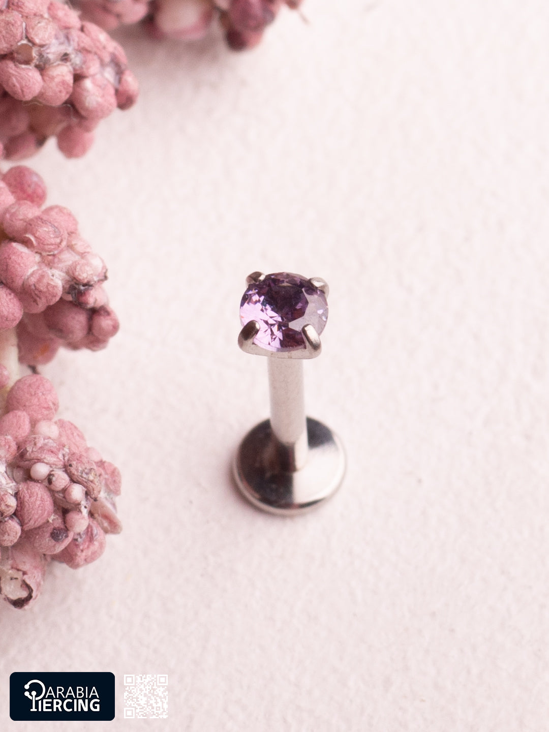 Purple Zircon Flatback