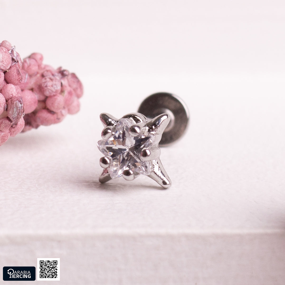 Colorful Stars Flatback