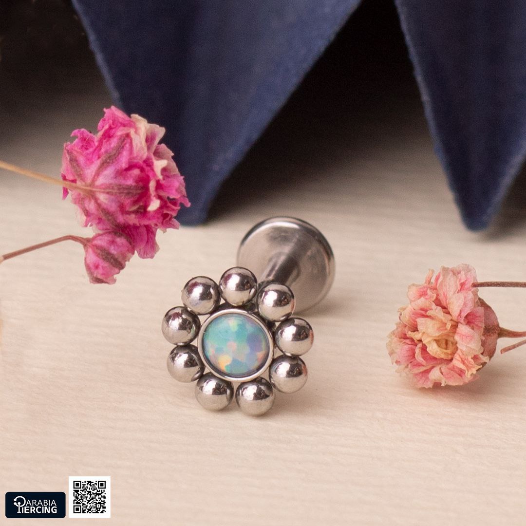 Mini Opal Flower Flatback