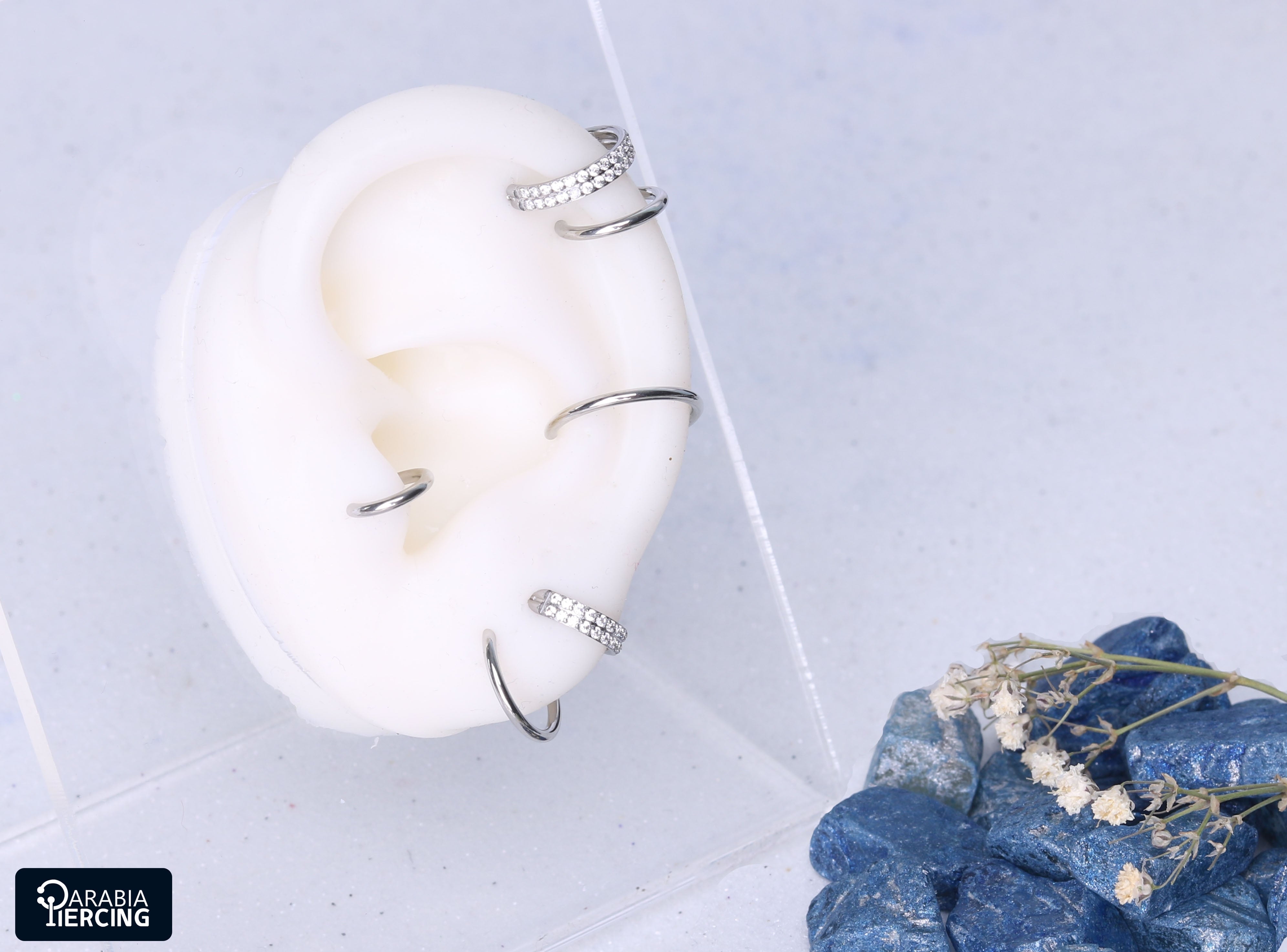 Thick Plain Silver Clicker