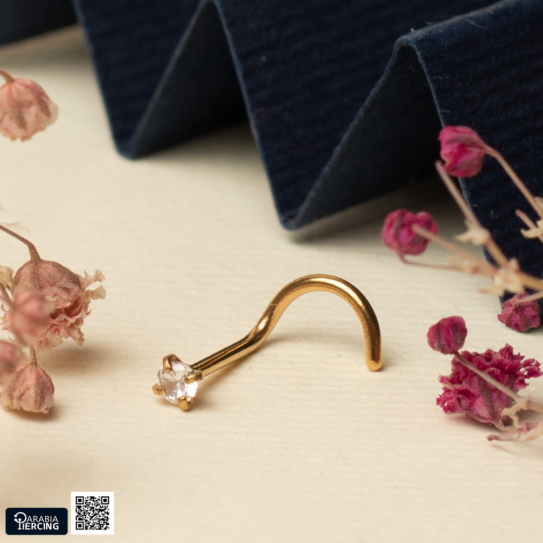 Small Round Stud U Shape