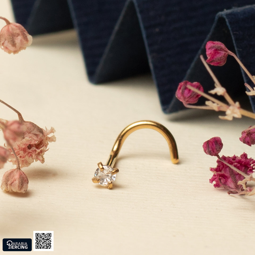 Small Round Stud U Shape