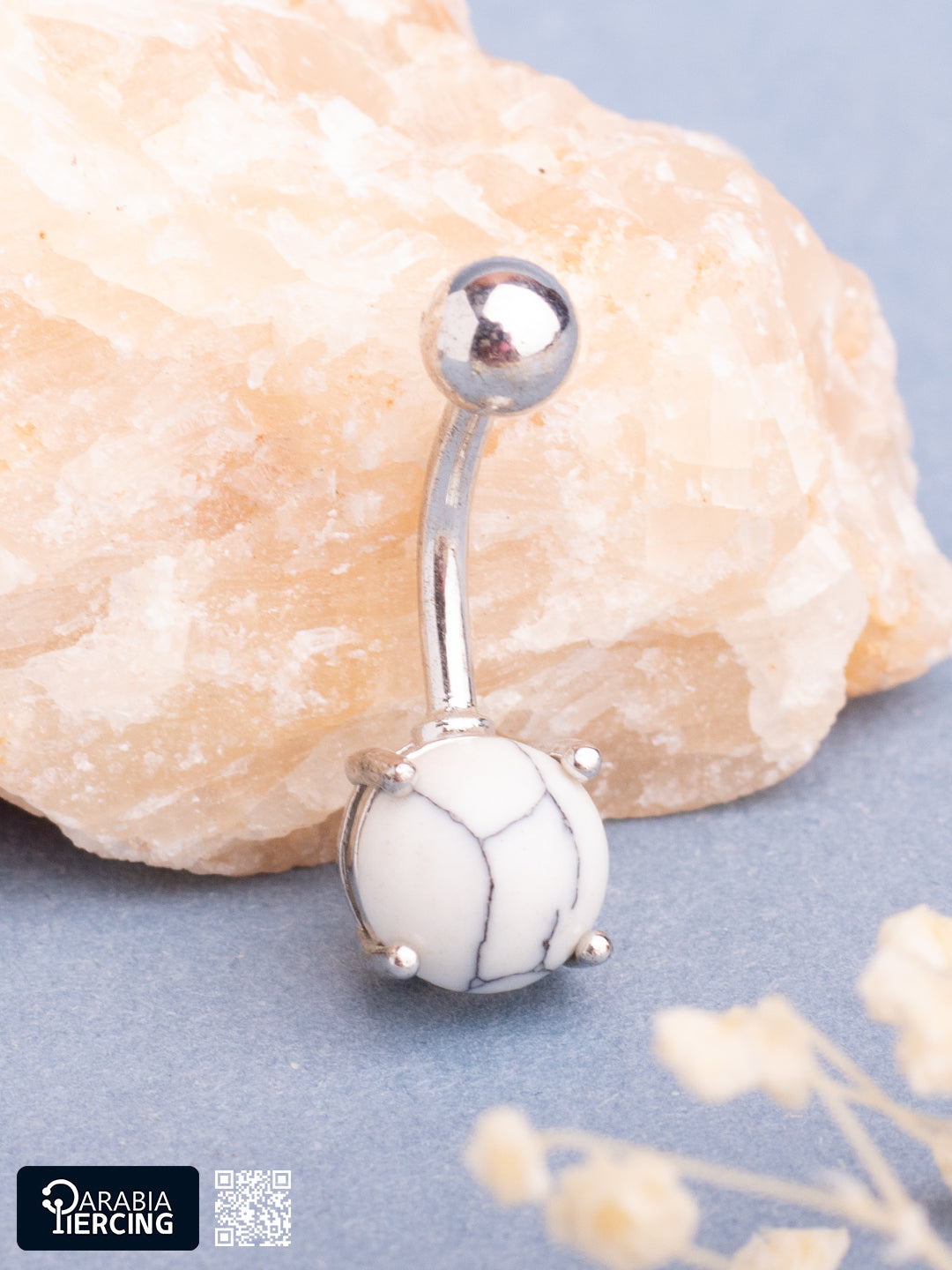White Marble Bellyring