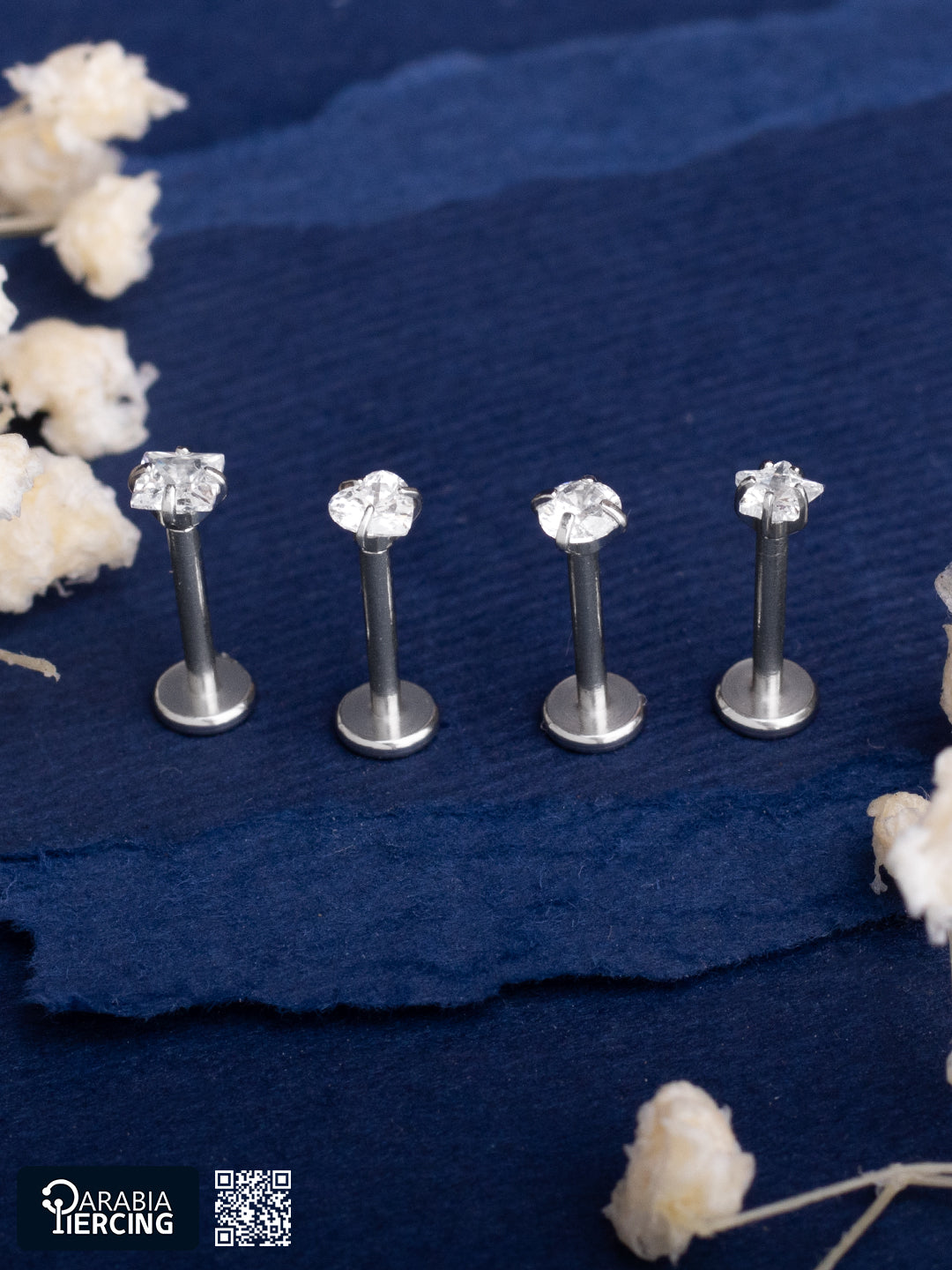 White Zircon Flatback