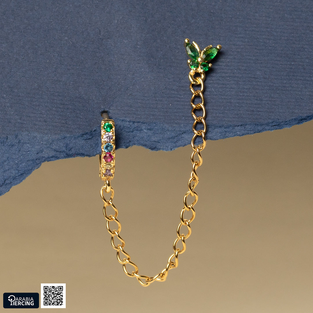 Butterfly Connected Earrings